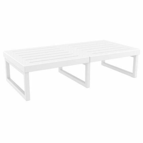 Mykonos Rectangle Outdoor Coffee Table White ISP138-WHI