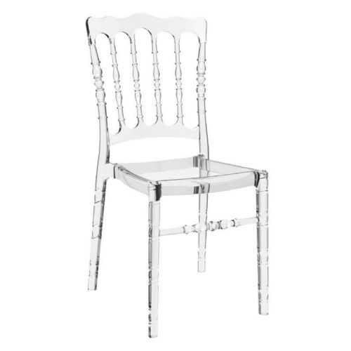 Opera Polycarbonate Dining Chair Transparent Clear ISP061-TCL