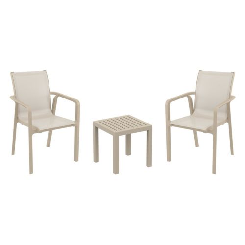 Pacific Balcony Set with Ocean Side Table Taupe S023066-DVR-DVR