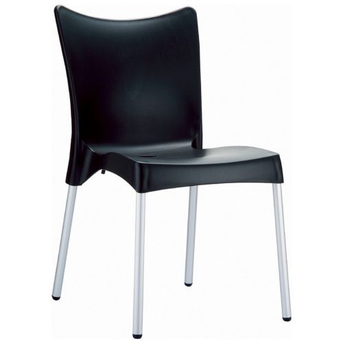 RJ Resin Outdoor Chair Black ISP045-BLA