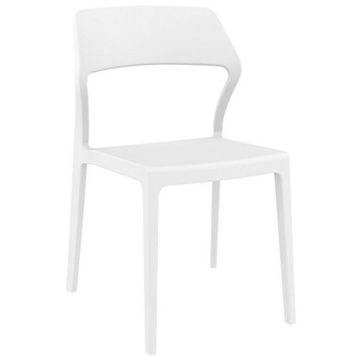 Snow Modern Dining Chair White ISP092-WHI