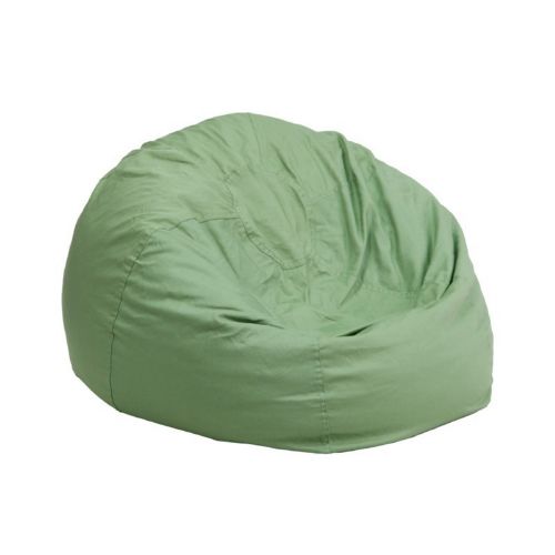 Small Kids Bean Bag Chair Solid Green DG-BEAN-SMALL-SOLID-GRN-GG