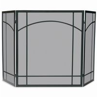 3 Fold Black Wrought Iron Mission Screen BR-S-1023