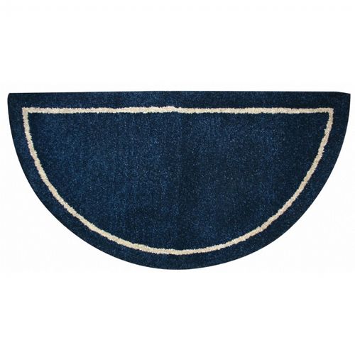 Deep Blue Hand-Tufted 100% Wool Hearth Rug BR-R-4000