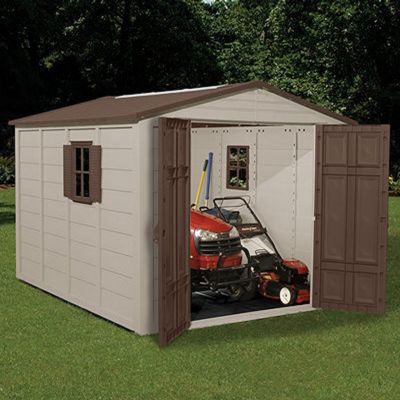 Storage Building Shed 464 Cubic Feet with Windows SUA01B12C01 ...
