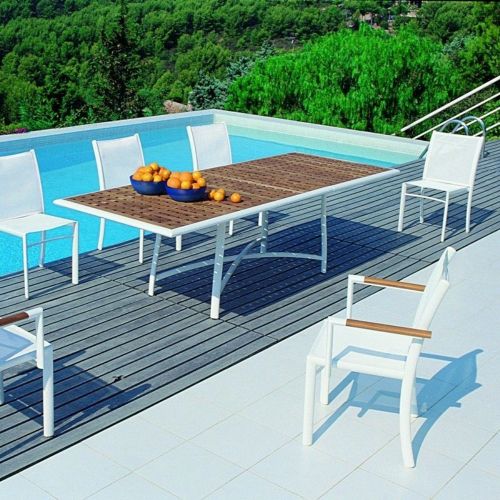 Outdoor Dining Set - Rivage 9-Piece MUR01S
