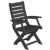 POLYWOOD® Plastic Captain Signature Folding Outdoor Dining Chair PW-SS2425