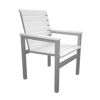 POLYWOOD® Mod Aluminum Outdoor Arm Chair with Traditional Slats PW-1000