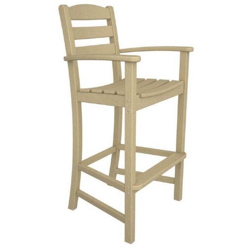 POLYWOOD® La Casa Outdoor Bar High Arm Chair PW-TD202