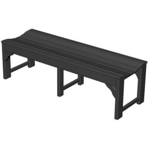 POLYWOOD® Plastic Traditional Garden Bench 60 inches PW-BAB160
