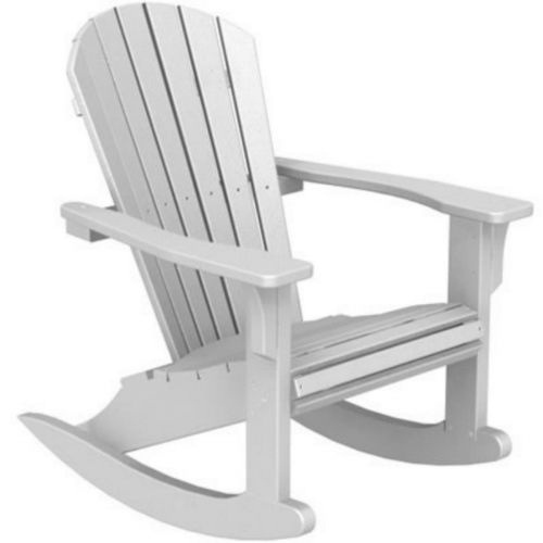POLYWOOD® Seashell Adirondack Rocker Chair PW-SHR22