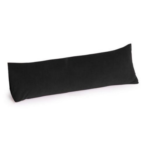 Jaxx Rest Memory Foam Body Pillow 30 inch Microfiber Black FL-ZJF-RE30-BLK