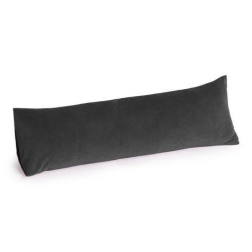 Jaxx Rest Memory Foam Body Pillow 30 inch Microsuede Charcoal FL-ZJF-RE30-MS03