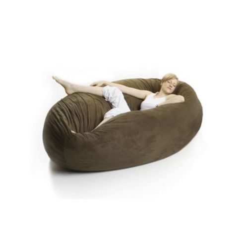 Zak Cocoon Bean Bag Chair Microsuede Olive Green FL-ZK-COON-MS06