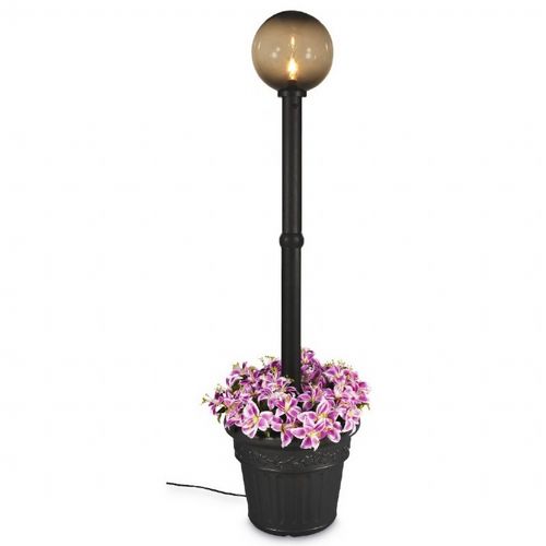 Milano Globe Portable Planter Patio Lamp Black/Bronze PLC-68000