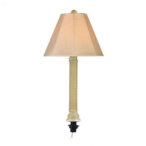 Outdoor Wicker Umbrella Table Lamp Mojavi & Bisque PLC-20785