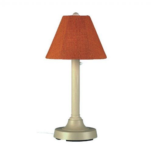 San Juan 30 inch Outdoor Table Lamp Bisque PLC-30125
