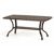 Florence Cast Aluminum Outdoor Coffee Table 42 inch Rectangle CA-777-F