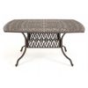 Florence Cast Aluminum Outdoor Dining Table 64 inch Square CA-777-D64