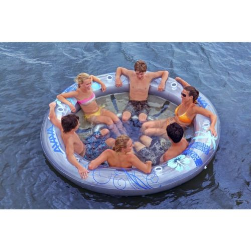 Inflatable Social Circle Pool and Lake Float AV02328
