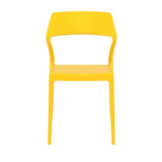Snow Modern Dining Chair Yellow ISP092 360° view
