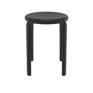 Tom Resin Dining Stool Olive Green ISP286 360° view