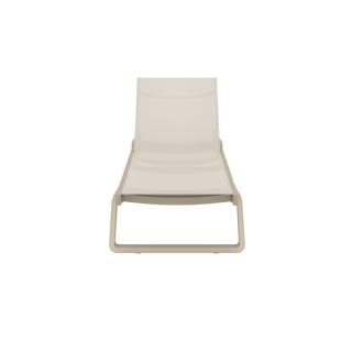 Tropic Sling Chaise Lounge White ISP708 360° view