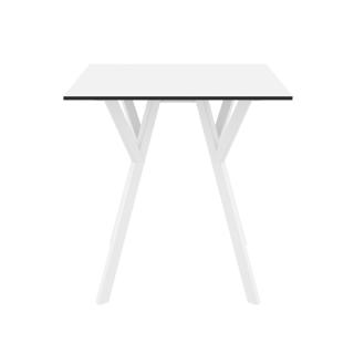 Max Square Table 27.5 inch White ISP742 360° view