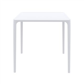 Mango 28" Square Outdoor Dining Table Beige ISP800 360° view