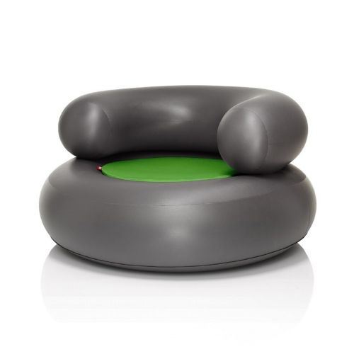 Fatboy® CH-AIR Anthracite with Green Pillow FB-CHR-ANT-GRN