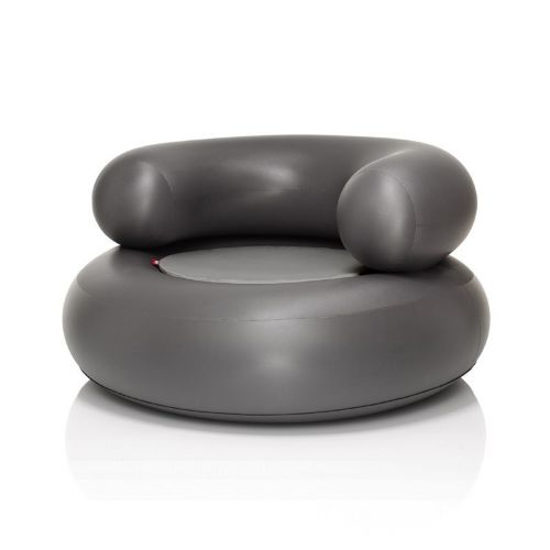 Fatboy® CH-AIR Anthracite with Light Gray Pillow FB-CHR-ANT-LTG