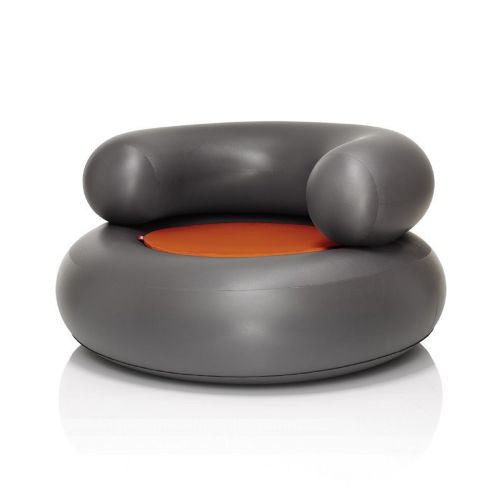 Fatboy® CH-AIR Anthracite with Orange Pillow FB-CHR-ANT-ORG