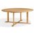 Shorea Wood Round Outdoor Dining Table 67 inch OG-RD67TA