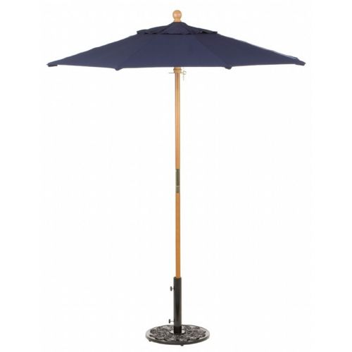 Wood Pole Octagon Market Umbrella 6 Feet Shade OG-U6-NV