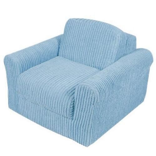 Fun Furnishings Blue Chenille Chair Sleeper FF-20310