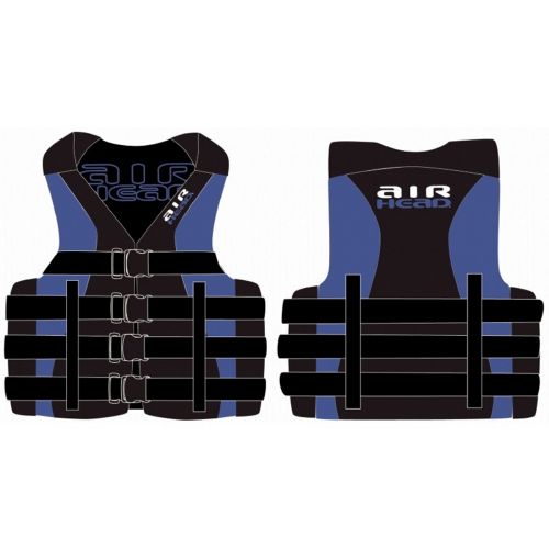 Airhead Adult Watersport Neo/ Nylon Life Jacket S/M AH10014-04-B-BL