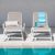 Atlantico Sunlounger Chaise Lounge in White with Tortora sling NR-40450-00-104 #2