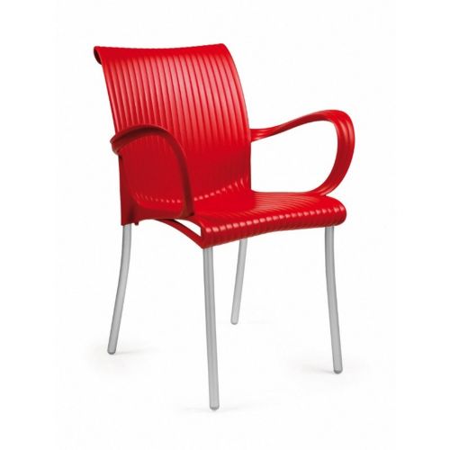 Dama Outdoor Arm Chair Red NR-61550-07