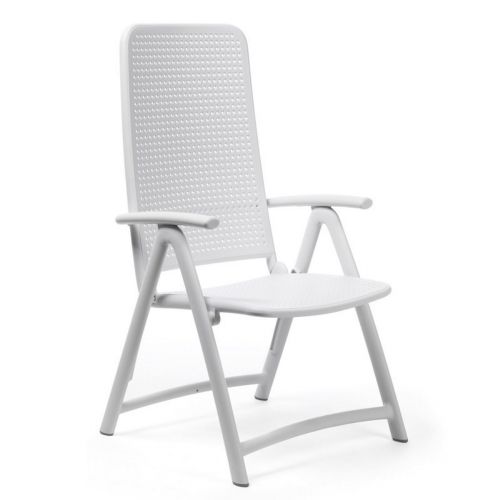 Darsena Outdoor Folding Chair in White NR-40316-00