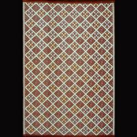 Outdoor Carpet Mat 4' × 6' Scotch Teal-Brown MMSCO46TB