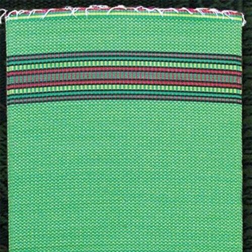 Outdoor Carpet Mat 4' × 6' Serape Green MMSER46YG