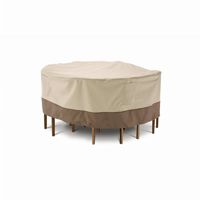 Veranda Patio Tall Round Table and Chairs Set Cover 60"D CAX-71922