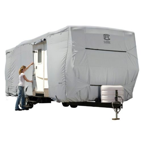 PermaPRO Travel Trailer Cover Gray Fits up to 33'-35'L CAX-80-140-201001-00