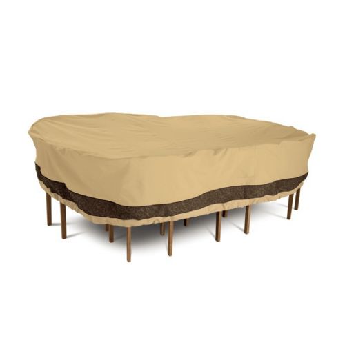 Veranda Elite Rectangle Patio Large Table and Chair Set Cover 108"L CAX-55-090-041501-00