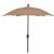 FiberBuilt 7.5ft Hexagon Beige Patio Umbrella with Champagne Bronze Frame FB7HCRCB