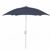 FiberBuilt 7.5ft Hexagon Navy Blue Patio Umbrella with White Frame FB7HCRW