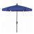 FiberBuilt 7.5ft Hexagon Pacific Blue Garden Tilt Umbrella with Champagne Bronze Frame FB7GCRCB-T