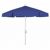 FiberBuilt 7.5ft Hexagon Pacific Blue Garden Umbrella with White Frame FB7GCRW