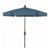 FiberBuilt 7.5ft Hexagon Teal Garden Tilt Umbrella with Champagne Bronze Frame FB7GCRCB-T