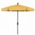 FiberBuilt 7.5ft Hexagon Yellow Garden Umbrella with Champagne Bronze Frame FB7GCRCB